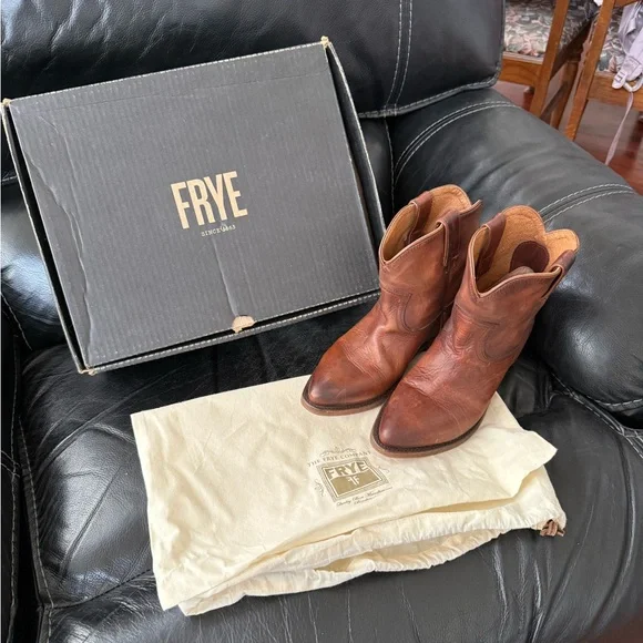 Frye | Shoes | Frye Cognac Billy Short | Poshmark display picture 1